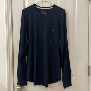 NWT Abercrombie & Fitch soft A&F tee XL Navy blue